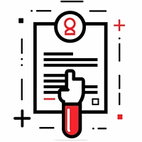 Icon for staff qualification control